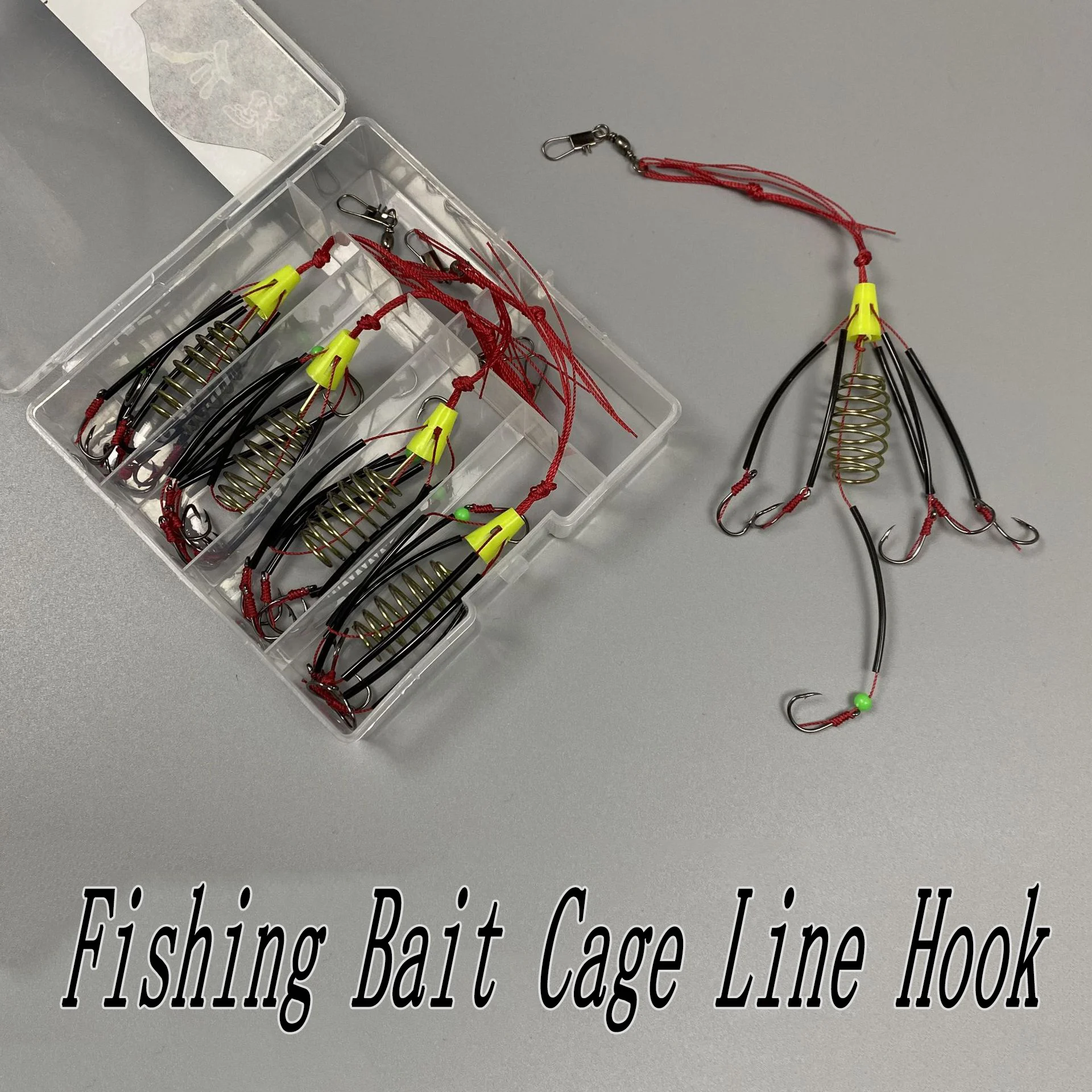 Carp Fishing Bait Cage Line Group Hook High Carbon Steel Metal Feeder Hook Sinking Artificial Lure Accessories
Carp Fishing Bait Cage Line Group Hook High Carbon Steel Metal Feeder Hook Sinking Artificial Lure Accessories