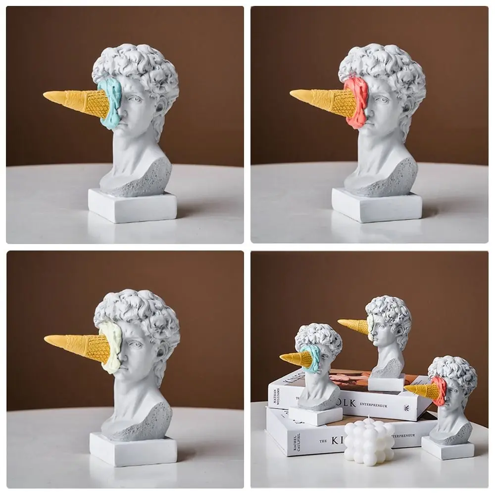 Nordic David Statue Luxury David Western Character Smashed Face David Abstract Resin Ice Cream David Figurine Desktop
Nordic David Statue Luxury David Western Character Smashed Face David Abstract Resin Ice Cream David Figurine Desktop