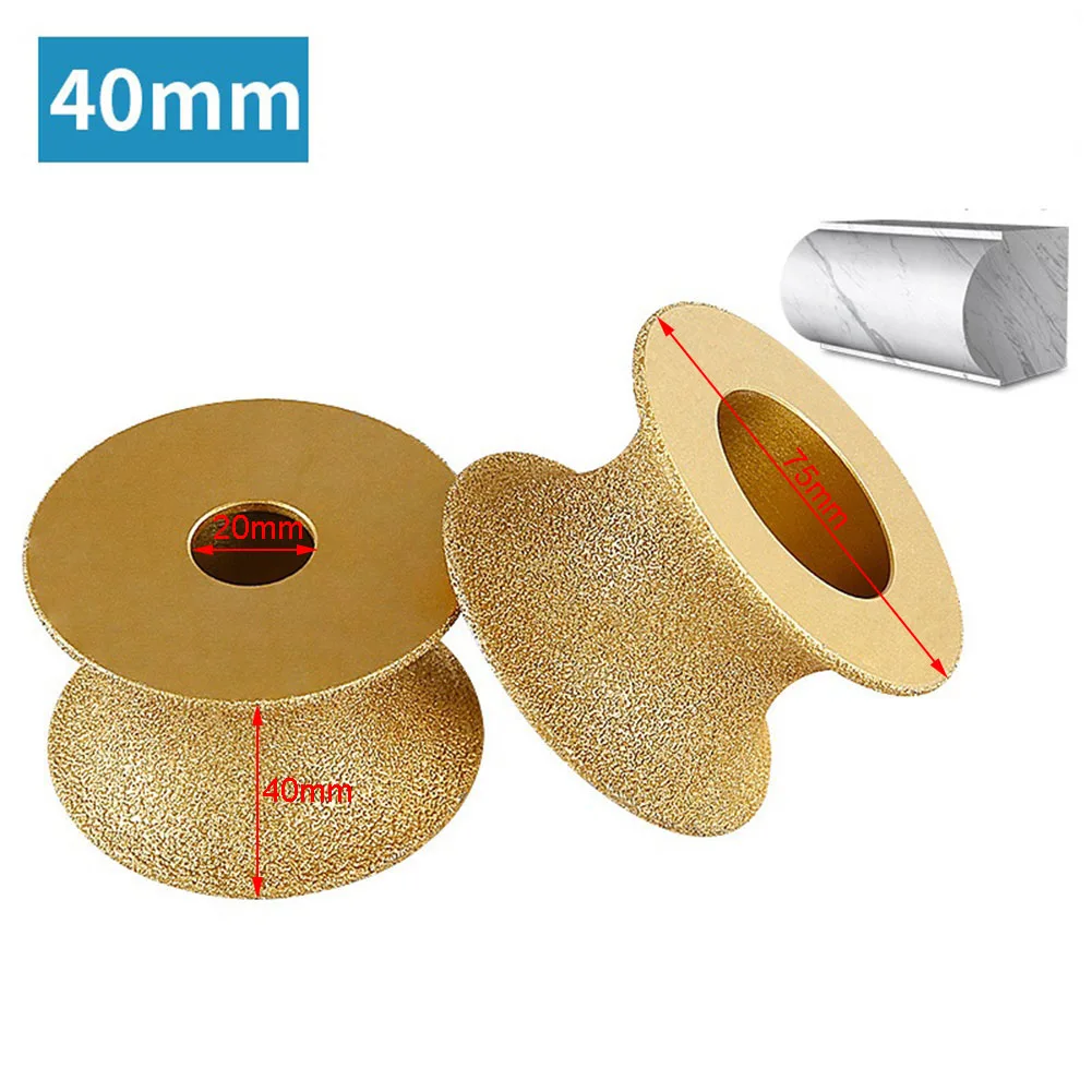 3inch 75mm Round Dry Vacuum Brazed Diamond Grinding Wheel Demi-bullnose Edge Marble Stone Edging Profile Grinding Disc
3inch 75mm Round Dry Vacuum Brazed Diamond Grinding Wheel Demi-bullnose Edge Marble Stone Edging Profile Grinding Disc