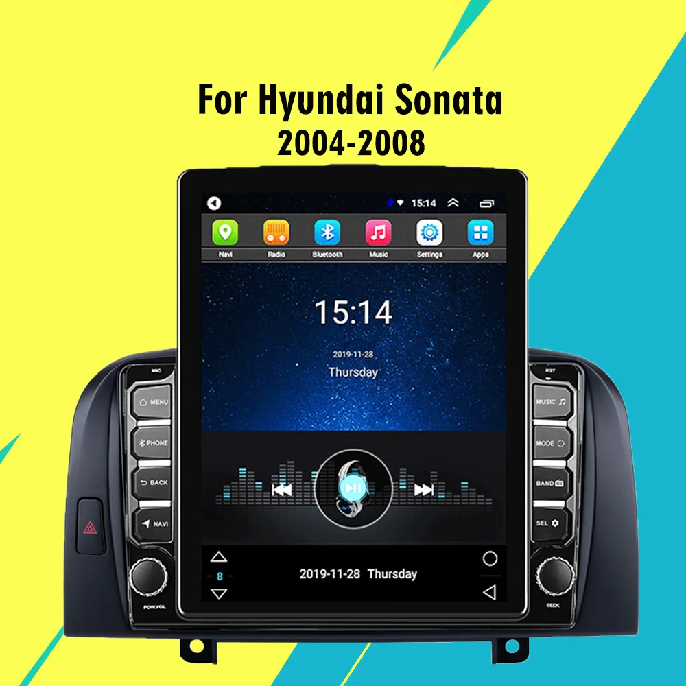 4G Carplay Android Autoradio For Hyundai Sonata 2004-2008 2 Din 9.7" Tesla Screen Car Multimedia Player GPS Navigator Stereo
4G Carplay Android Autoradio For Hyundai Sonata 2004-2008 2 Din 9.7" Tesla Screen Car Multimedia Player GPS Navigator Stereo
