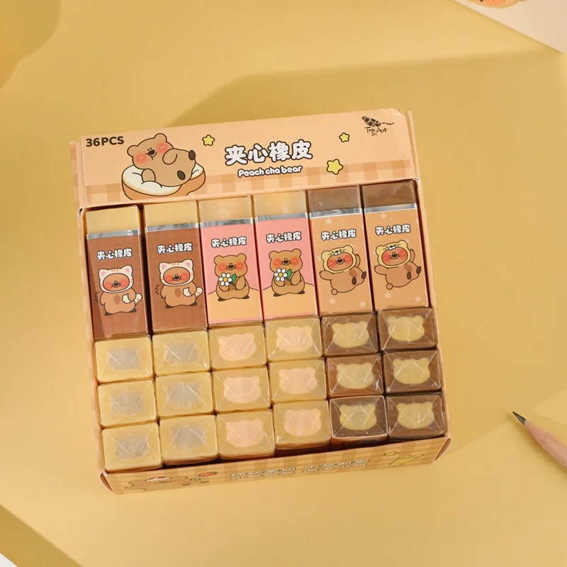 4 PCS/Lot Bear Animal Sandwich Children's Pencil Eraser Students Children's Erasable Stationery Award
4 PCS/Lot Bear Animal Sandwich Children's Pencil Eraser Students Children's Erasable Stationery Award
