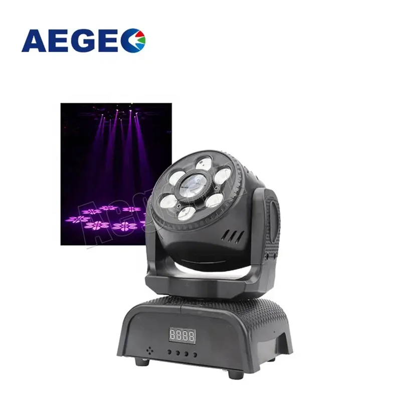New Mini 2 In 1 RGBW Led Moving Head DMX Stage Spot Light 30W Wash Effect High Quality For Disco DJ Bar Club Indoor Event Party
New Mini 2 In 1 RGBW Led Moving Head DMX Stage Spot Light 30W Wash Effect High Quality For Disco DJ Bar Club Indoor Event Party