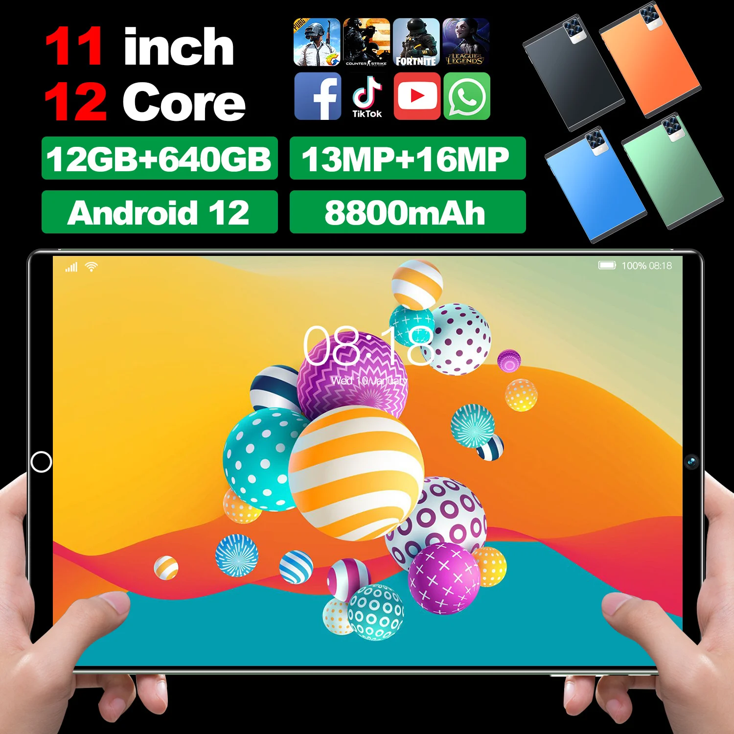 2023 Global Firmware Pad B91 Pro 10.1inch WIFI 2K LCD Screen MTK6595 Octa Core 12GB+640GB Tablet Android 12 13+16MP Camera
2023 Global Firmware Pad B91 Pro 10.1inch WIFI 2K LCD Screen MTK6595 Octa Core 12GB+640GB Tablet Android 12 13+16MP Camera