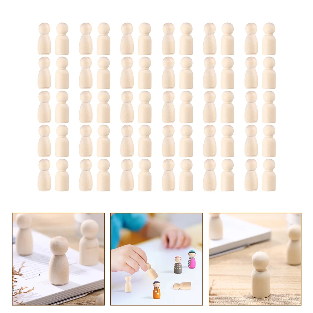 60pcs Painting Dolls Peg Figure Drawing Peg People Unpainted Peg Dolls
60pcs Painting Dolls Peg Figure Drawing Peg People Unpainted Peg Dolls