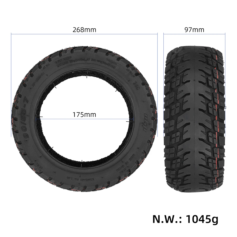 11 Inch 90/55-7 Tubeless Off-Road Tyre For Segway GT1 GT2 Electric Scooter Rubber Tire Replace Durable E-Scooter Tires Parts
11 Inch 90/55-7 Tubeless Off-Road Tyre For Segway GT1 GT2 Electric Scooter Rubber Tire Replace Durable E-Scooter Tires Parts