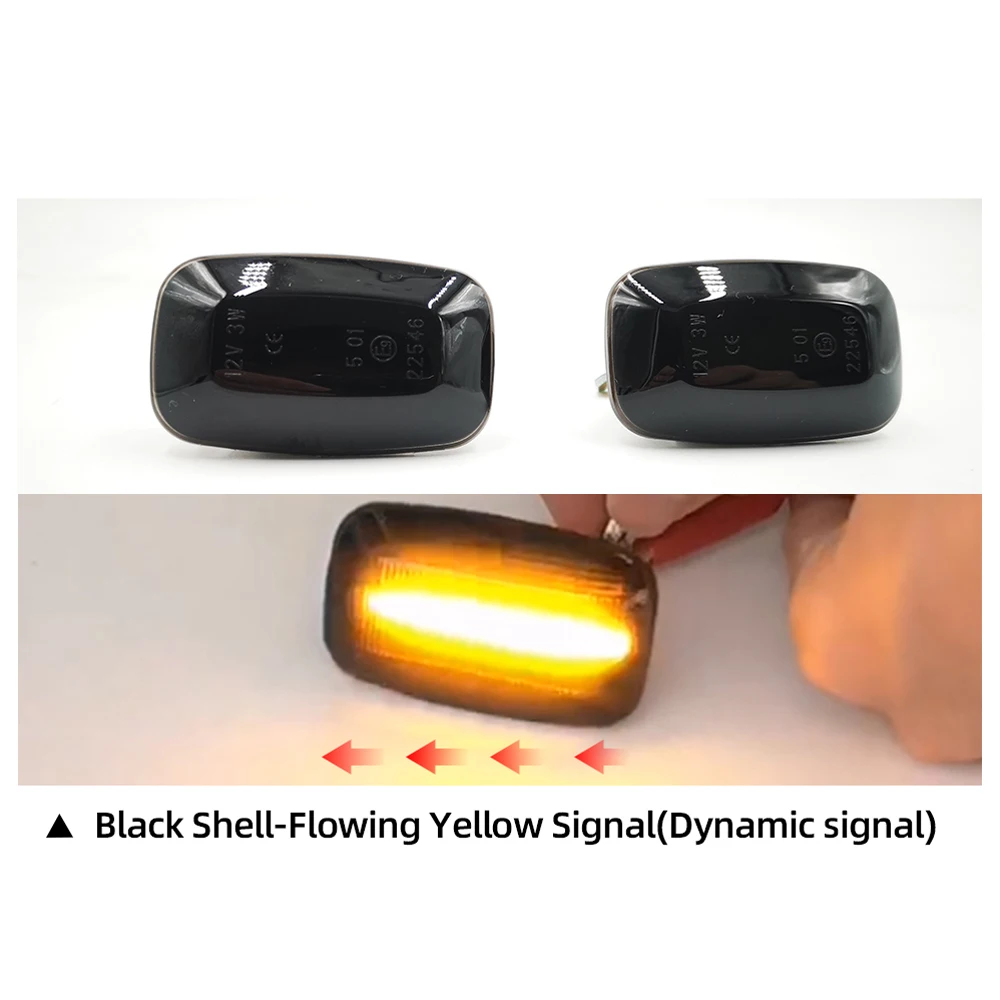 For Toyota Land Cruiser Landcruiser 70 80 100 Series 2Pcs Dynamic LED Side Marker Fender Lights Flowing Turn Signal Light
For Toyota Land Cruiser Landcruiser 70 80 100 Series 2Pcs Dynamic LED Side Marker Fender Lights Flowing Turn Signal Light