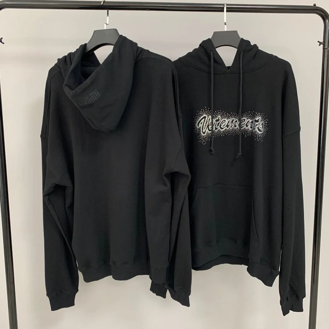 Flash Drilling Logo Vetements Hoodie Men Women Loose VTM Hoody Casual Embroidery Vetements Pullovers
Flash Drilling Logo Vetements Hoodie Men Women Loose VTM Hoody Casual Embroidery Vetements Pullovers