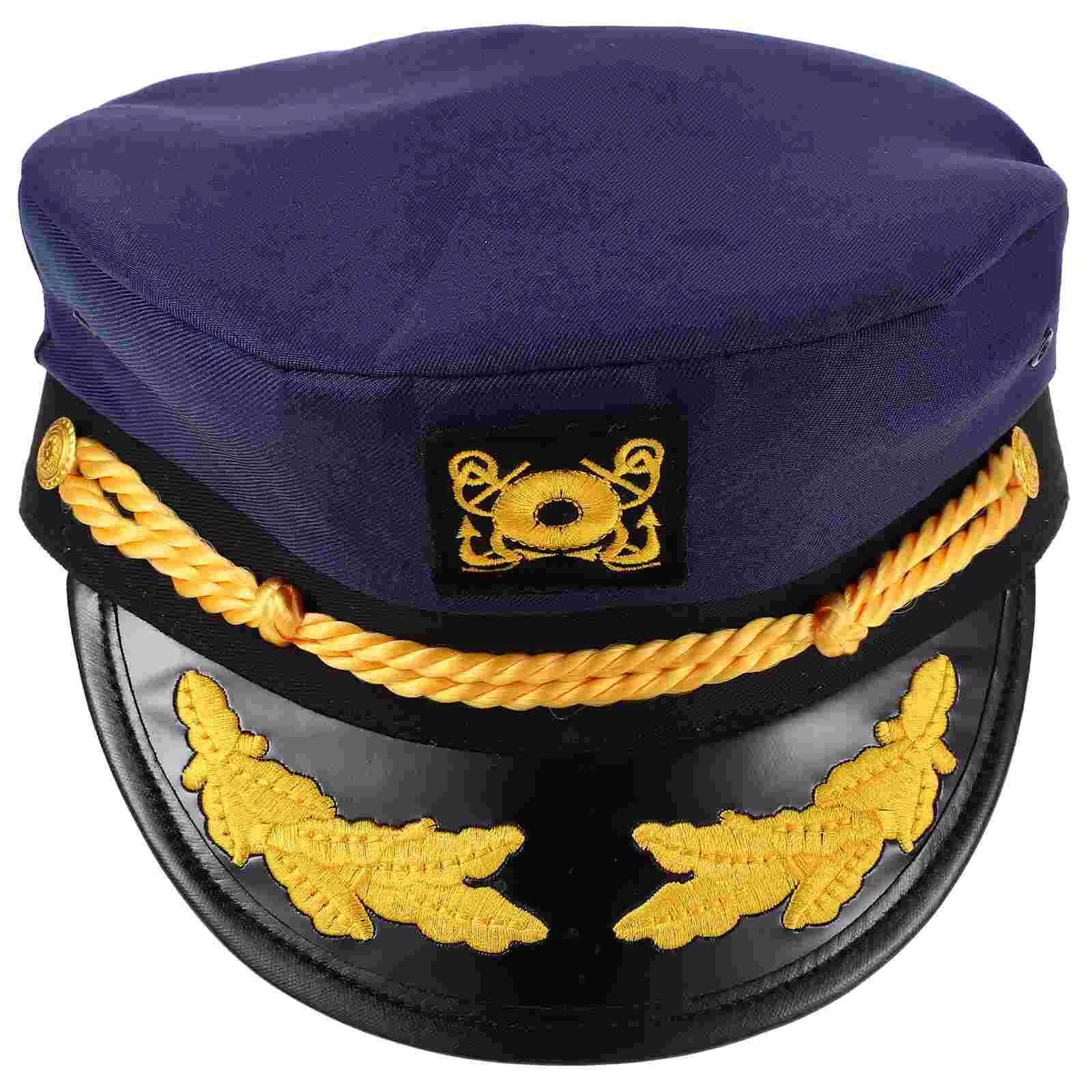 Navy Cap Captain Hats Party Boating Sailor Decor Cosplay Stage Performance Costume
Navy Cap Captain Hats Party Boating Sailor Decor Cosplay Stage Performance Costume