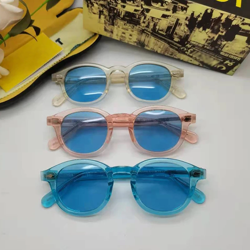 Blue Night Vision Glasses Men Johnny Depp Polarized Sunglasses Women Luxury Brand Acetate Frame LEMTOSH Glasses Top Quality
Blue Night Vision Glasses Men Johnny Depp Polarized Sunglasses Women Luxury Brand Acetate Frame LEMTOSH Glasses Top Quality