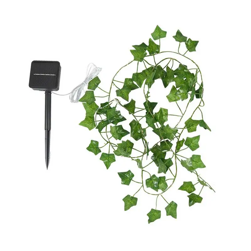 2m 20 LED Solar Lights Artificial Plants Fake Ivy Leaves Garland Greenery Vine Hanging Outdoor Lamp Holiday Party Wedding Decor
2m 20 LED Solar Lights Artificial Plants Fake Ivy Leaves Garland Greenery Vine Hanging Outdoor Lamp Holiday Party Wedding Decor