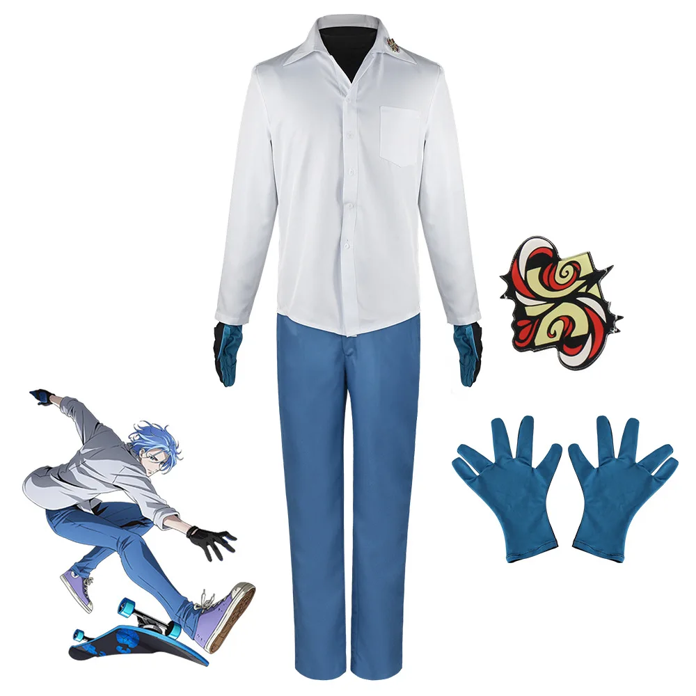 Костюм для косплея из аниме «The Infinity Langa Hasegawa», рубашка с париком и значок, школьная форма для мужчин и женщин, полный комплект одежды для скей...
Костюм для косплея из аниме «The Infinity Langa Hasegawa», рубашка с париком и значок, школьная форма для мужчин и женщин, полный комплект одежды для скей...