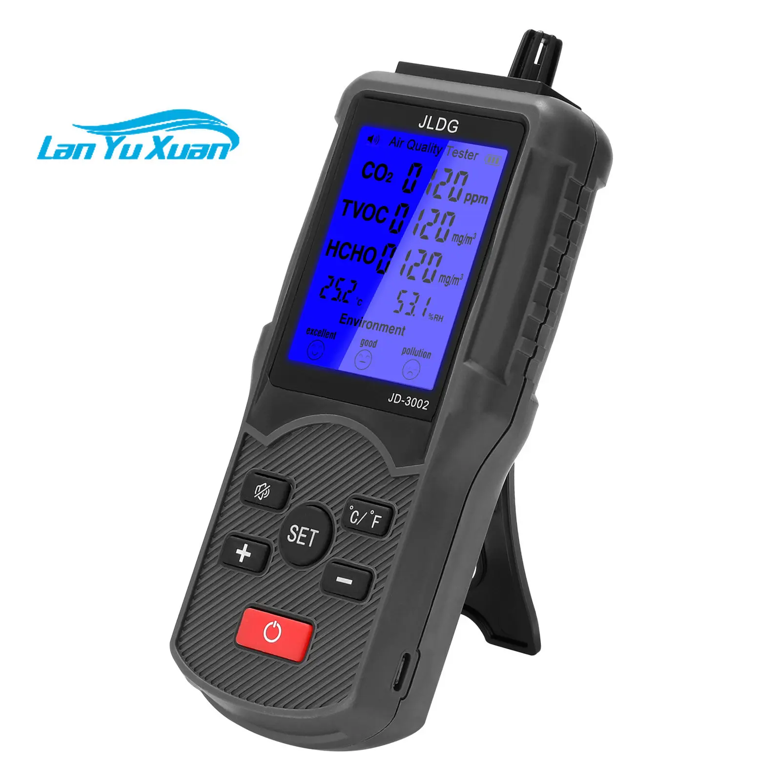 JD-3002 детектор CO2, комплексный детектор качества воздуха, датчик температуры и влажности
JD-3002 детектор CO2, комплексный детектор качества воздуха, датчик температуры и влажности