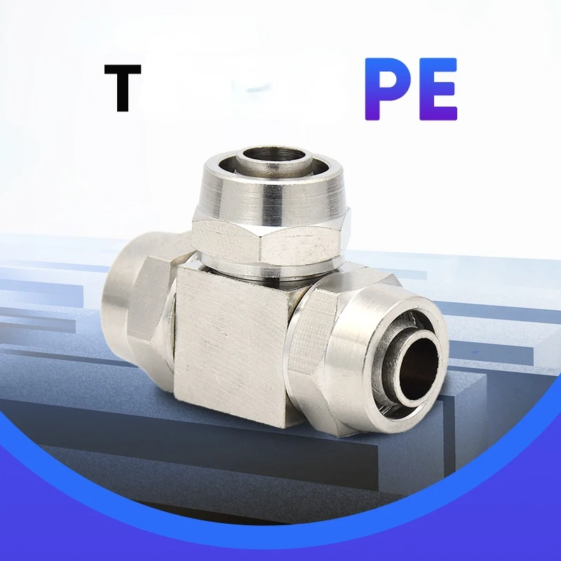 1Pc PE-4 6 8 10 12 14 16 MM OD Hose Tube Connect PU Tube T Type Pneumatic Connector Quick Fast Twist Air Hose Tube Fitting
1Pc PE-4 6 8 10 12 14 16 MM OD Hose Tube Connect PU Tube T Type Pneumatic Connector Quick Fast Twist Air Hose Tube Fitting