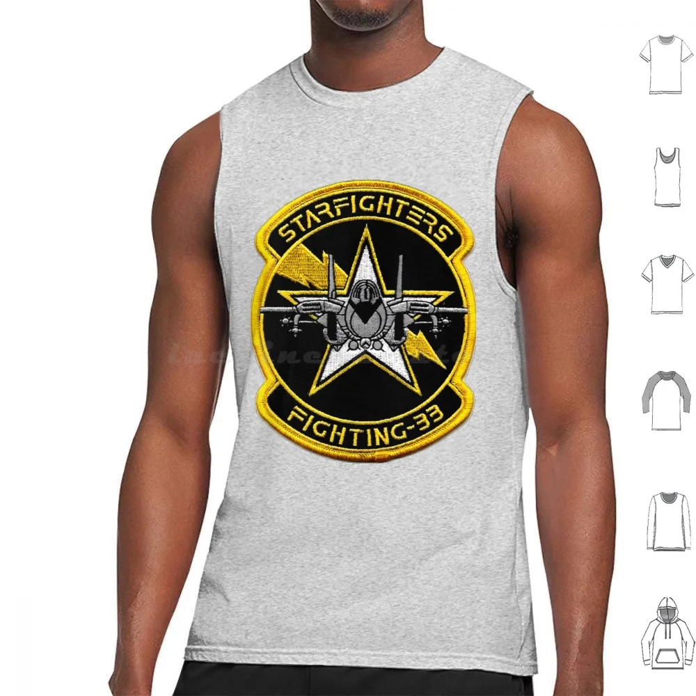 

Vfa-33 Starfighters Patch Tank Tops Vest Sleeveless Fighting Squadron Navy Vfa 2 Bounty Hunters Vfa 11 Red Rippers Vfa 14