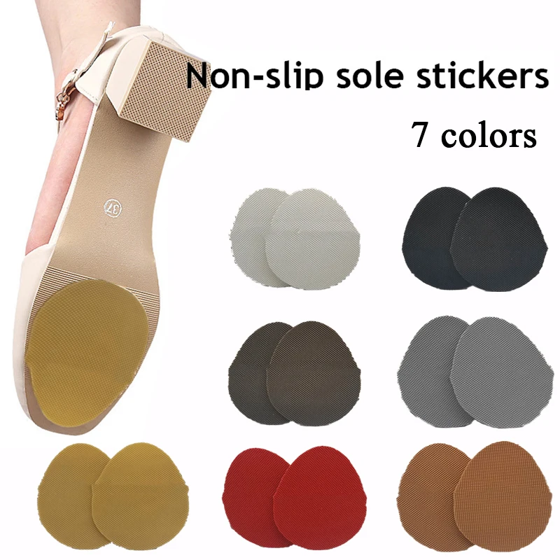 

2PCS Self-Adhesive Anti-Slip Ground Grip Mat Shoe Protective Bottoms Outsole Insoles Shoes Sole Protector High Heels Sticker