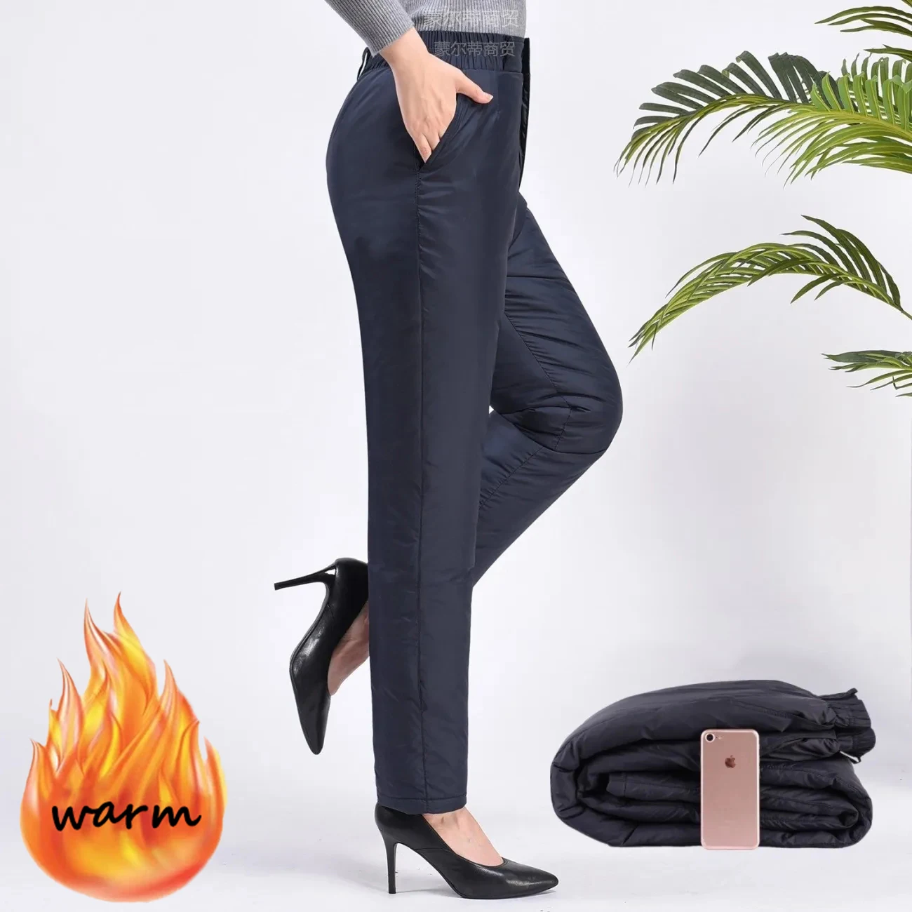 Oversized 6xl White Warm Thicken Pants Women Simple Buttons Elastic Waist Loose Mother's Snow Trousers Classic Duck Down Pants
Oversized 6xl White Warm Thicken Pants Women Simple Buttons Elastic Waist Loose Mother's Snow Trousers Classic Duck Down Pants