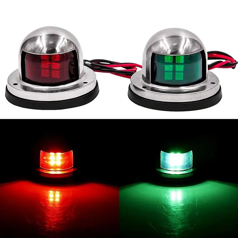 Green Red 12V LED Running Lights For Boat Navigation Light Sailing Signal Lamp Marine Boat Side Lights Yacht Lights
Green Red 12V LED Running Lights For Boat Navigation Light Sailing Signal Lamp Marine Boat Side Lights Yacht Lights