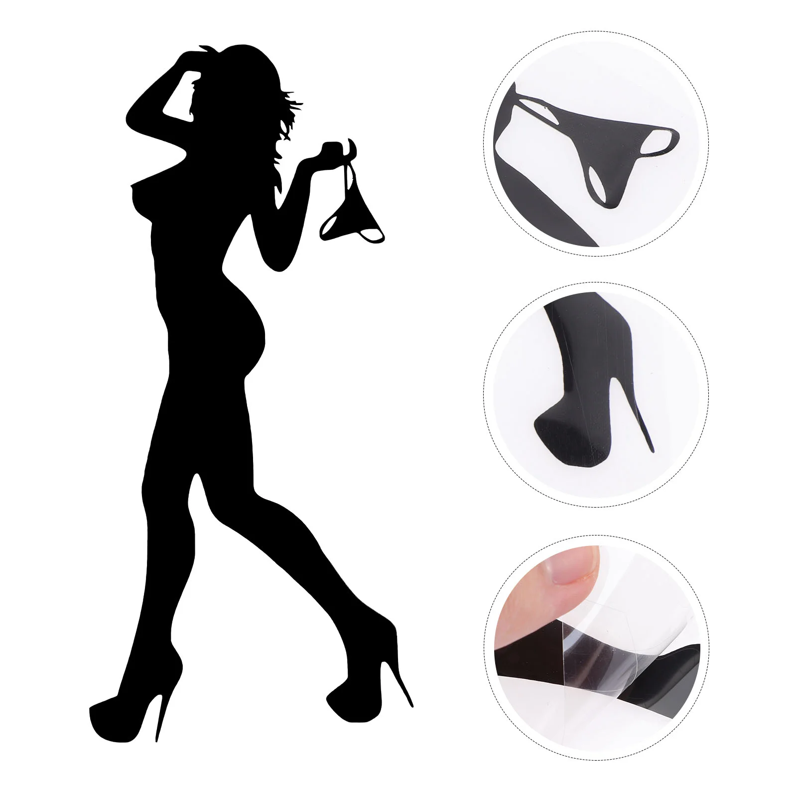 2 шт., ПВХ наклейки для кузова автомобиля 
2 шт., ПВХ наклейки для кузова автомобиля