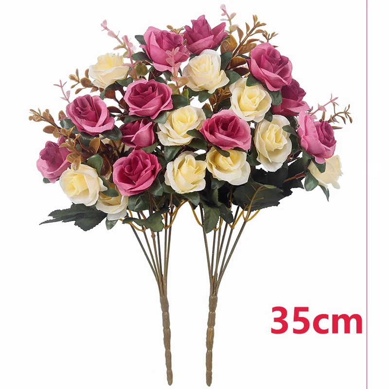 12head Rose Artificial Flowers Wedding Bride Bouquet Red Floral Peony Fake Flower Wedding Party Home Room Decoration Accessories 
12head Rose Artificial Flowers Wedding Bride Bouquet Red Floral Peony Fake Flower Wedding Party Home Room Decoration Accessories