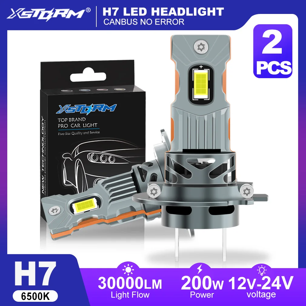 XSTORM 30000LM 200W H7 Светодиодные фары H11 H1 H3 Лампы для автомобиля H4 LED Canbus с вентилятором Turbo Lights 6500K Фара 12V-24V 
XSTORM 30000LM 200W H7 Светодиодные фары H11 H1 H3 Лампы для автомобиля H4 LED Canbus с вентилятором Turbo Lights 6500K Фара 12V-24V