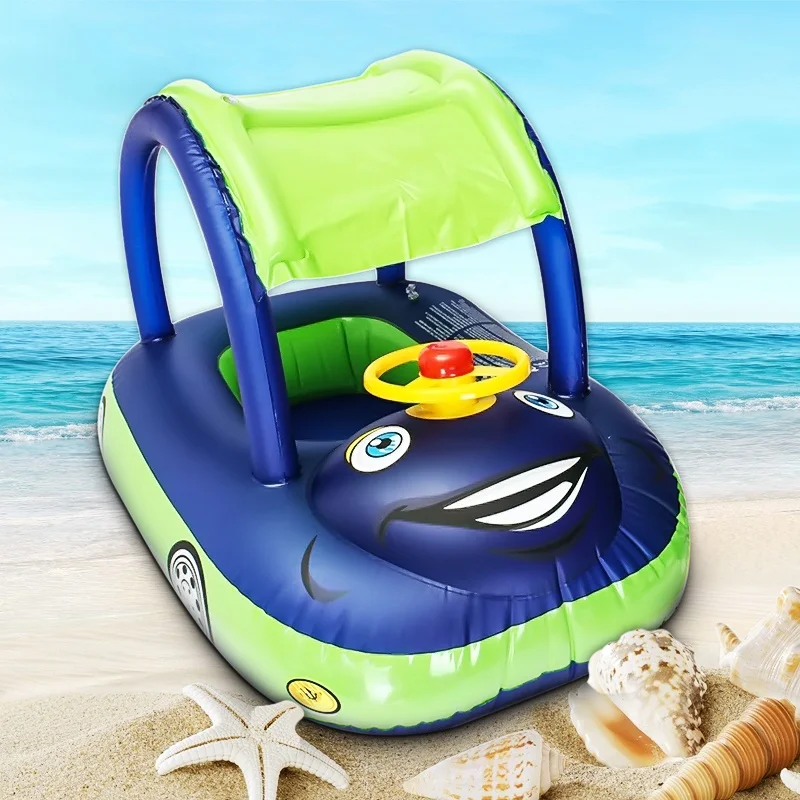 Portable Baby Float Seat Boat Inflatable Float Summer Sunshade Tube Ring Car Swim Pool For Baby Swimming Water Sport Fun Toys
Portable Baby Float Seat Boat Inflatable Float Summer Sunshade Tube Ring Car Swim Pool For Baby Swimming Water Sport Fun Toys