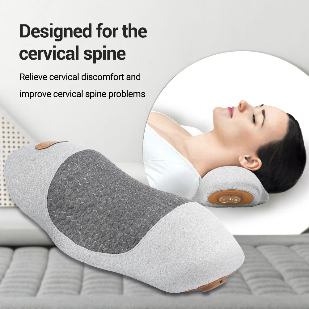 Electric Cervical Massager Pillow Hot Compress Vibration Massage Neck Stretcher Support Memory Cotton Pillow Sleeping Relaxation
Electric Cervical Massager Pillow Hot Compress Vibration Massage Neck Stretcher Support Memory Cotton Pillow Sleeping Relaxation
