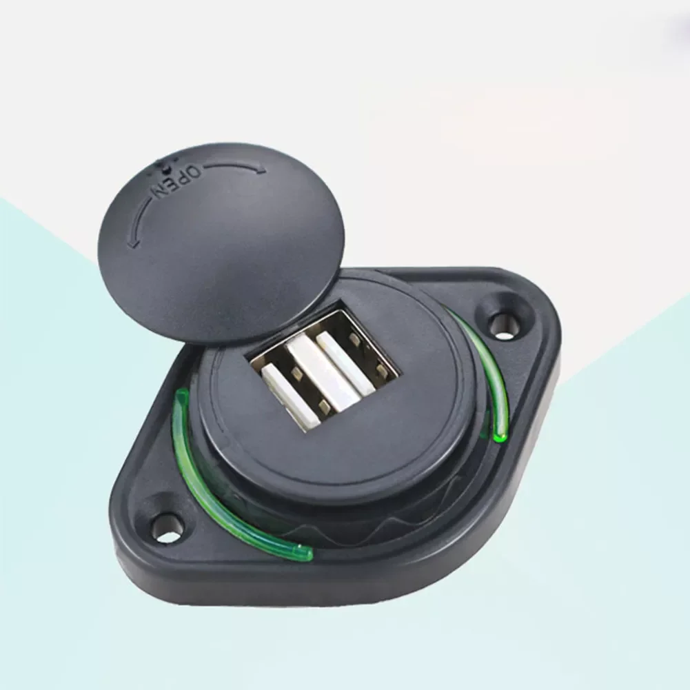12/24V Car Bus Boats Vehicle LED Indicator Dual 2 Ports USB Charger Socket DC 5V 3.1A Universal Waterproof Charger Power Adapter
12/24V Car Bus Boats Vehicle LED Indicator Dual 2 Ports USB Charger Socket DC 5V 3.1A Universal Waterproof Charger Power Adapter