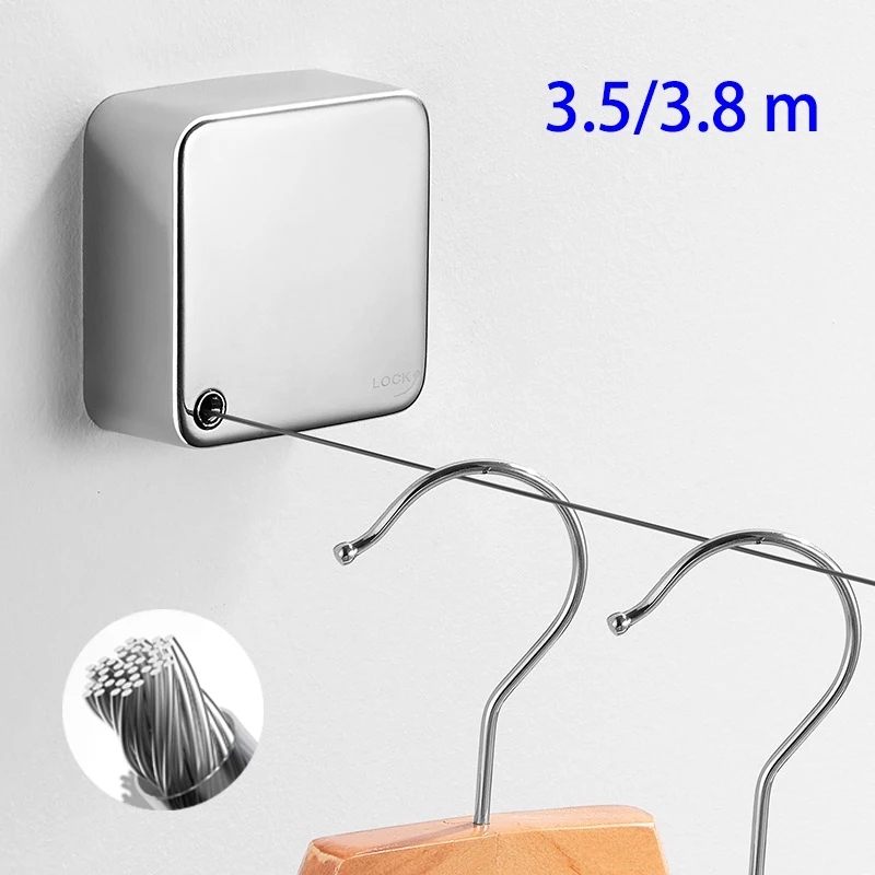 Ermo Clothes Line Stainless Steel 304 Retractable Wall Clothesline Bathroom Accessories Laundry Glue To Install
Ermo Clothes Line Stainless Steel 304 Retractable Wall Clothesline Bathroom Accessories Laundry Glue To Install