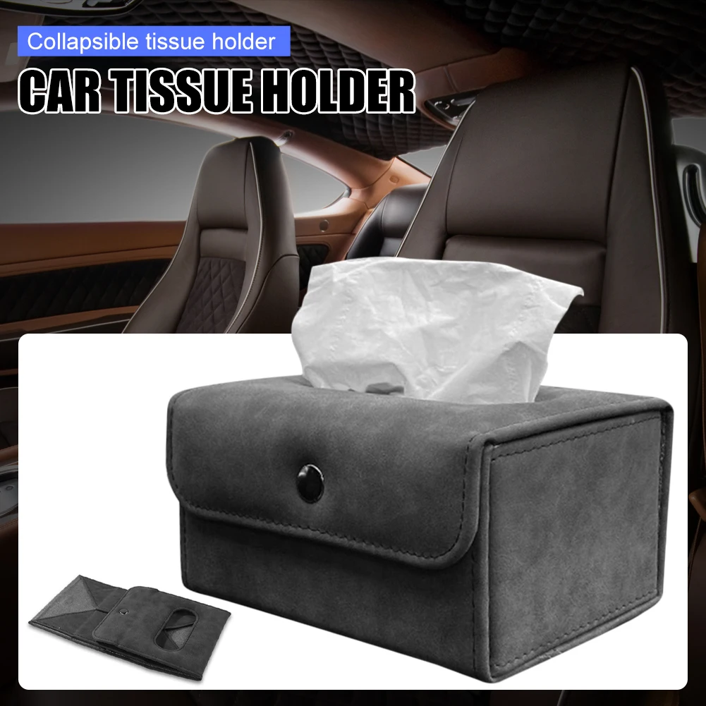 Car Tissue Holder Foldable Leather Tissue Box Holder Backseat Sun Visor Napkin Holder Interior Storage Organizer Accessories
Car Tissue Holder Foldable Leather Tissue Box Holder Backseat Sun Visor Napkin Holder Interior Storage Organizer Accessories