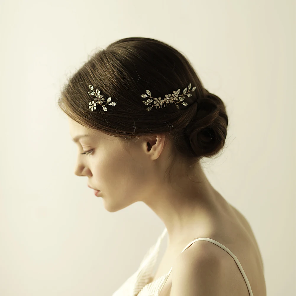 O844 Exquisite Wedding Bridal Hairwear Crystal Rhinestone Alloy Flower Handmade Brides Bridesmaid Comb Hairpin Women Headpiece
O844 Exquisite Wedding Bridal Hairwear Crystal Rhinestone Alloy Flower Handmade Brides Bridesmaid Comb Hairpin Women Headpiece