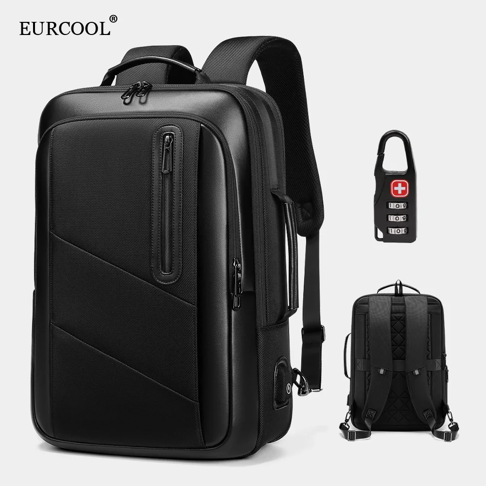 Мужской водонепроницаемый рюкзак EURCOOL, черный деловой рюкзак с USB-зарядкой и отделением для ноутбука 2021 дюйма, 15,6
Мужской водонепроницаемый рюкзак EURCOOL, черный деловой рюкзак с USB-зарядкой и отделением для ноутбука 2021 дюйма, 15,6