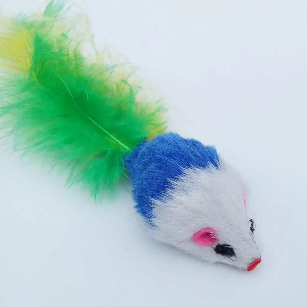 10PCS Random Color False Mouse Pet Cat Toys Kitten Funny Playing Toys Cats Colorful Feather Plush Mini Mouse Toys
10PCS Random Color False Mouse Pet Cat Toys Kitten Funny Playing Toys Cats Colorful Feather Plush Mini Mouse Toys