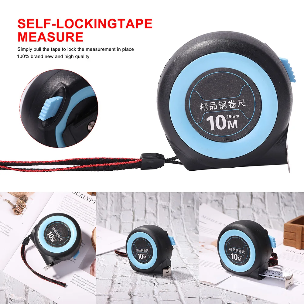 Portable Retractable Steel Tape Measure Woodworking Auto Lock Distance Measuring Ruler Precise Woodworking Measuring Tape
Portable Retractable Steel Tape Measure Woodworking Auto Lock Distance Measuring Ruler Precise Woodworking Measuring Tape