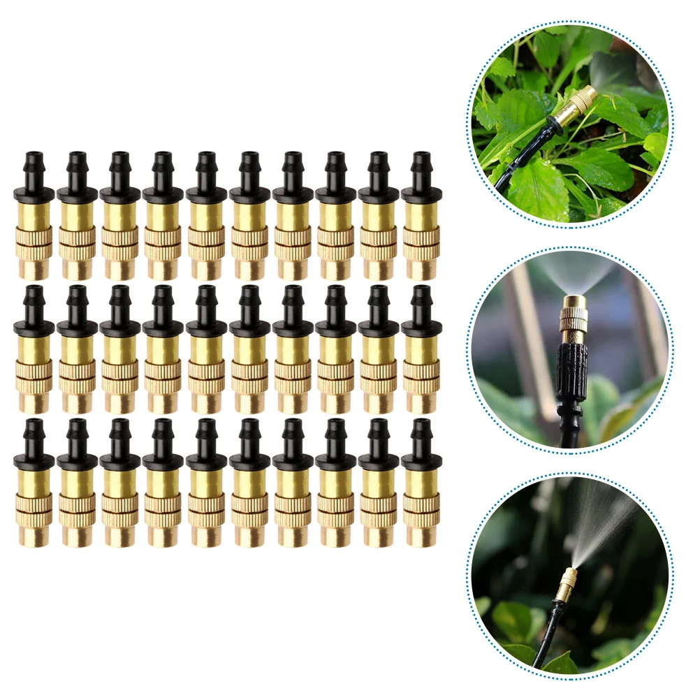50pcs Irrigation System Parts Atomizing Nozzles Drip Irrigation Nozzle Irrigation System Copper Nozzle
50pcs Irrigation System Parts Atomizing Nozzles Drip Irrigation Nozzle Irrigation System Copper Nozzle