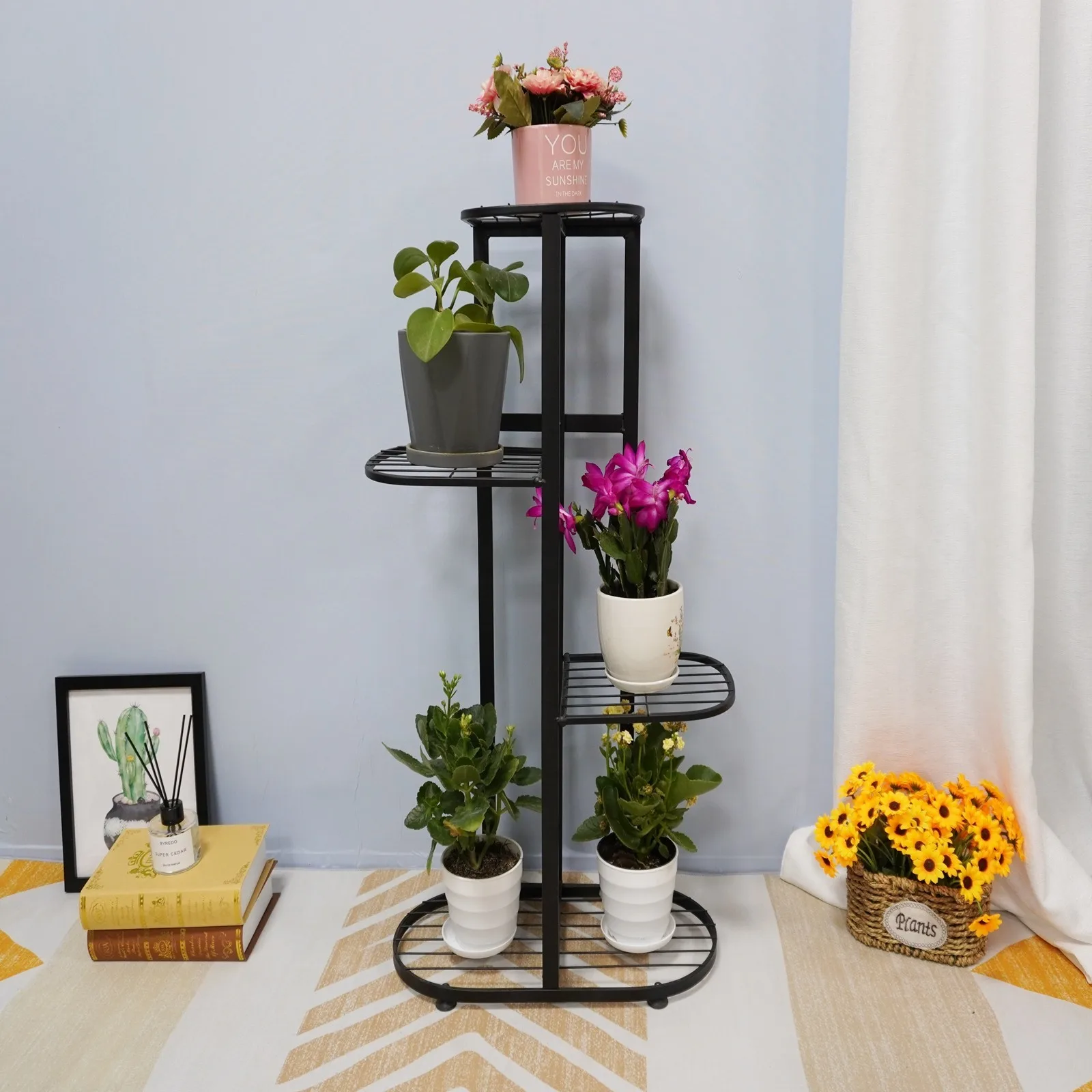 Metal 4 Tier 5 Potted Plant Stand Plastic Bag Drying Rack Tree Retractable Folding Wall Hanger Dish Drainer over The Sink Rack
Metal 4 Tier 5 Potted Plant Stand Plastic Bag Drying Rack Tree Retractable Folding Wall Hanger Dish Drainer over The Sink Rack