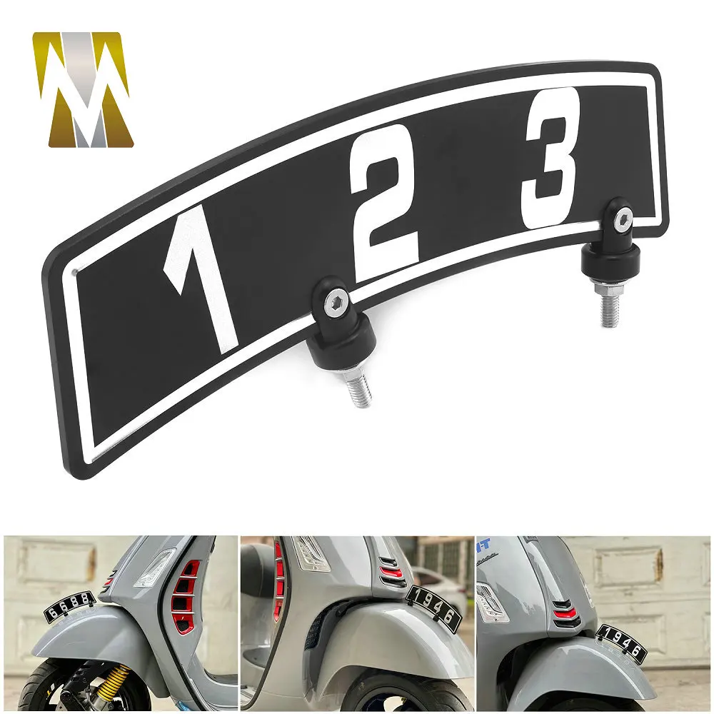 For GTS 125 250 300 Sprint Primavera 150 S150 Accessories Motorcycle License Plate Frame Holder Sticker Number Decoration 
For GTS 125 250 300 Sprint Primavera 150 S150 Accessories Motorcycle License Plate Frame Holder Sticker Number Decoration