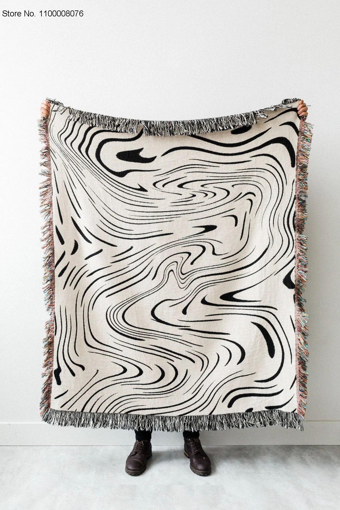 Casual Blankets Black Carpet Decoration Wave Blanket Carpet Sofa Leisure Carpet Single Tapestry Sofa Blanket Throw Blankets
Casual Blankets Black Carpet Decoration Wave Blanket Carpet Sofa Leisure Carpet Single Tapestry Sofa Blanket Throw Blankets