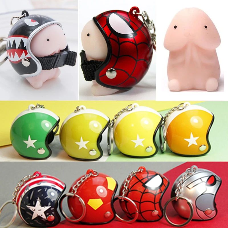 

Creativity Motorcycle Helmets Keychains Cute Safety Helmet Pendant Neutral Car Key Chain Hot Bags Keyring Jewelry Gift Wholesale