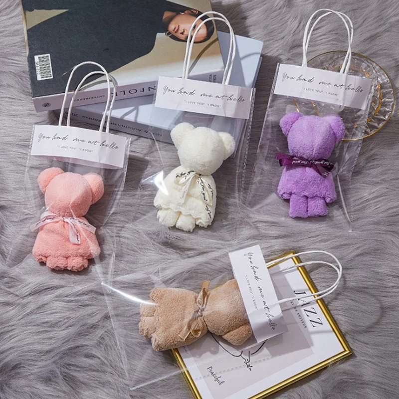 Bear Towel Can Be Customized Text Coral Fleece Gift Bag Wedding Sweet Cute Solid Color Simple Towel
Bear Towel Can Be Customized Text Coral Fleece Gift Bag Wedding Sweet Cute Solid Color Simple Towel