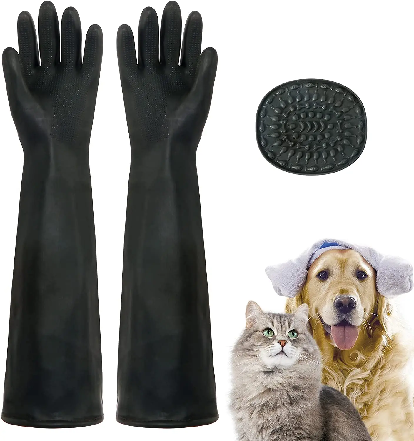 Latex Gloves Safety Work Cleaning Protective Animal Handling Protective Waterproof Rubber Gloves with Slow Food Pad
Latex Gloves Safety Work Cleaning Protective Animal Handling Protective Waterproof Rubber Gloves with Slow Food Pad