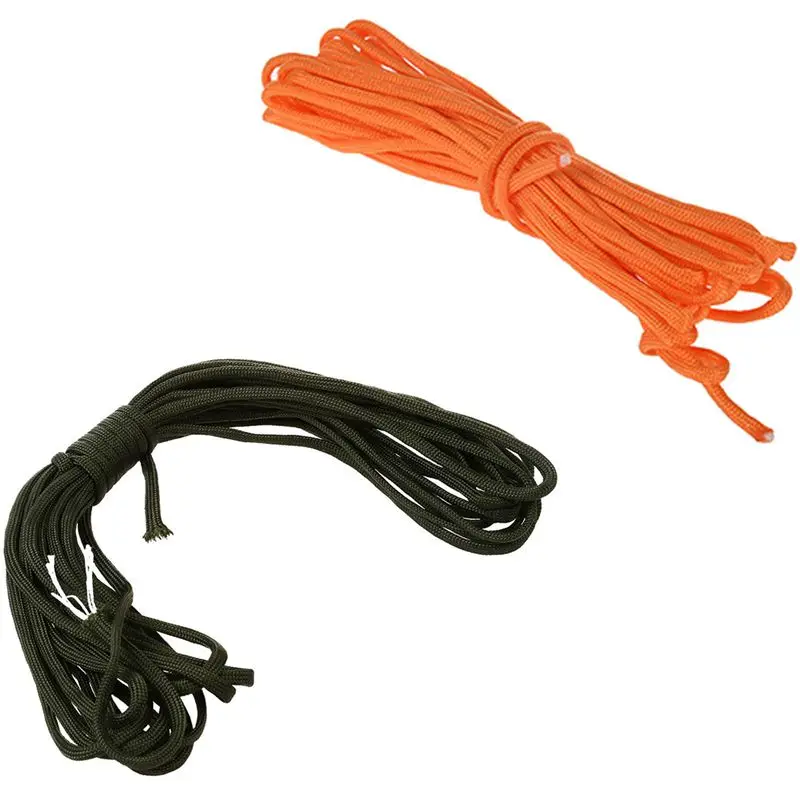 2Pcs Paracord 550 Parachute Rope 7 Core Strand For Climbing Camping Buckle Rope 25Ft - Orange & Dark Green
2Pcs Paracord 550 Parachute Rope 7 Core Strand For Climbing Camping Buckle Rope 25Ft - Orange & Dark Green