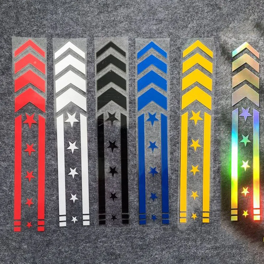 1pc Car Motorcycle Stickers Reflective Arrow Decals Rim Stripe Wheel On Fender Tape Stickers Reflective Film High Quality
1pc Car Motorcycle Stickers Reflective Arrow Decals Rim Stripe Wheel On Fender Tape Stickers Reflective Film High Quality