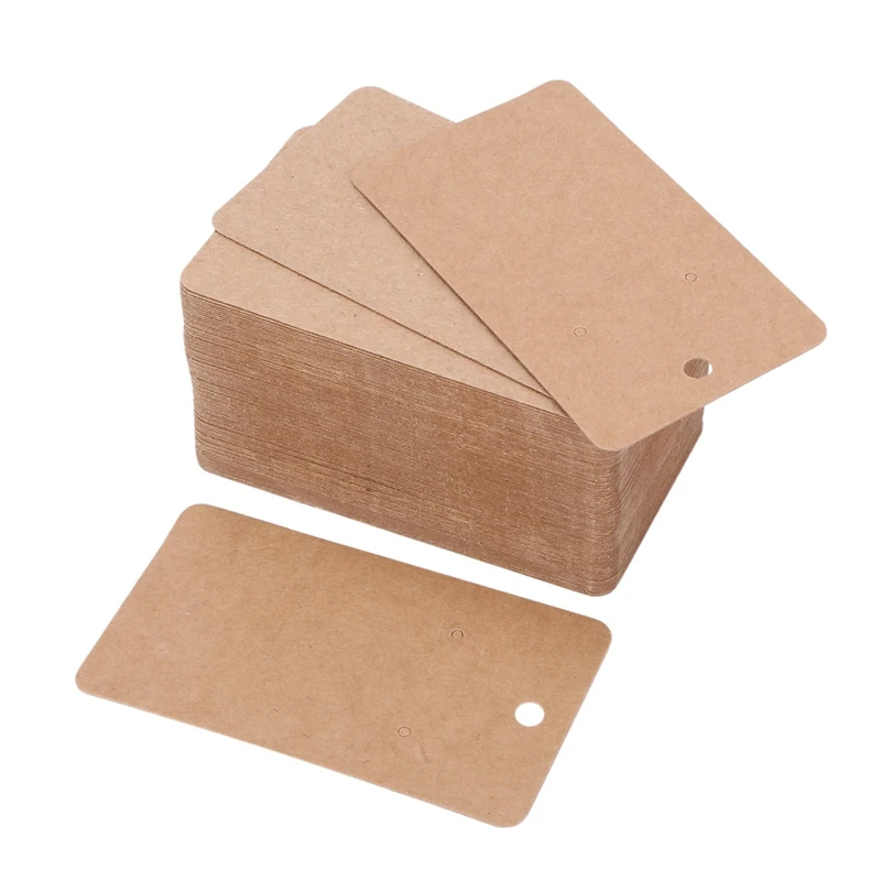 100Pcs 5 X 9Cm Kraft Paper Blank Jewelry Display Card Cardboard Earring Package Hang Tag Card Brown
100Pcs 5 X 9Cm Kraft Paper Blank Jewelry Display Card Cardboard Earring Package Hang Tag Card Brown