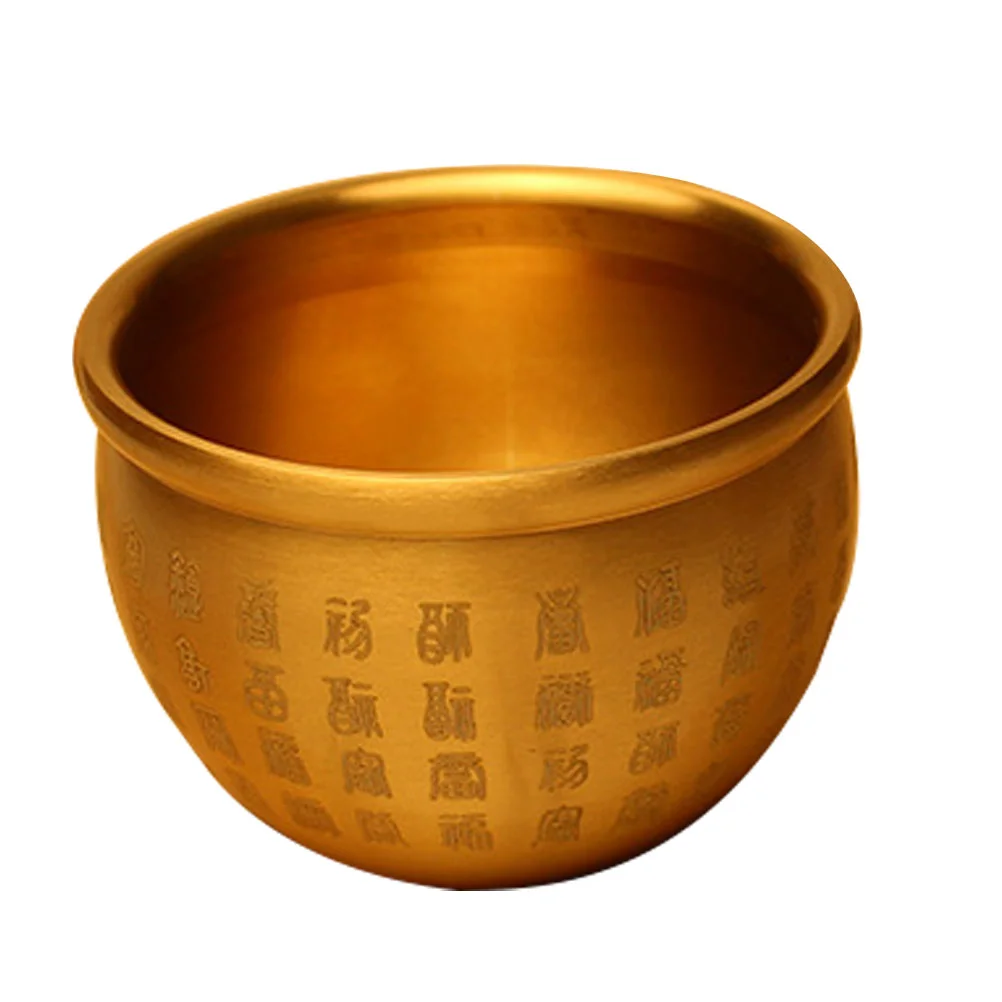 Treasure Basinbowl Wealth Money Gold Chinese Ornament Lucky Figurine Copper Decoration Decor Table Ingots Good Porsperity Golden
Treasure Basinbowl Wealth Money Gold Chinese Ornament Lucky Figurine Copper Decoration Decor Table Ingots Good Porsperity Golden