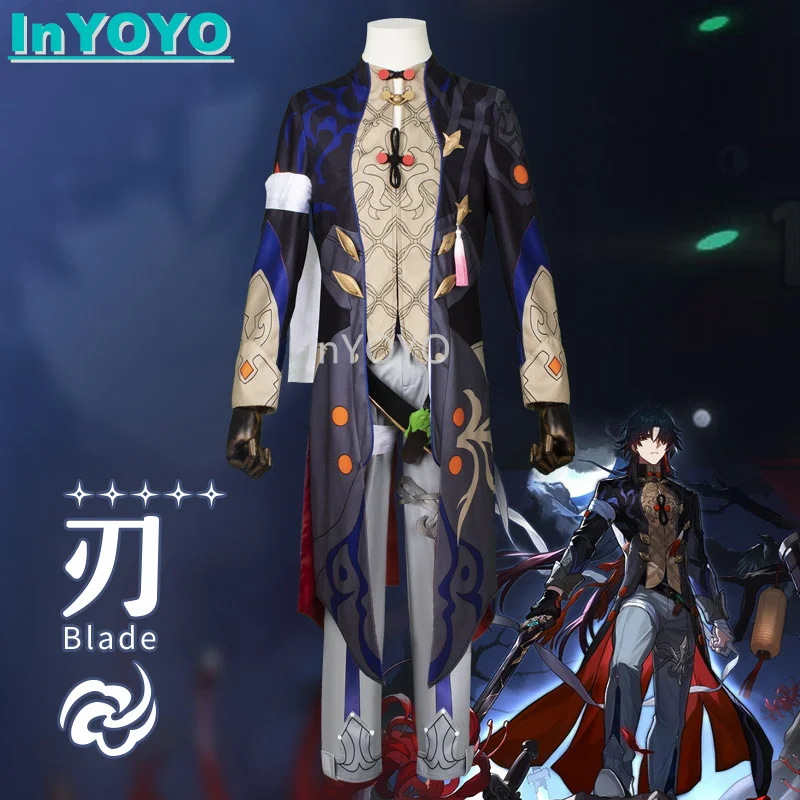 InYOYO Blade Cosplay Costume Honkai: Star Rail Star Core Hunter Ancient Game Suit Handsome Uniform Halloween Party Outfit Men
InYOYO Blade Cosplay Costume Honkai: Star Rail Star Core Hunter Ancient Game Suit Handsome Uniform Halloween Party Outfit Men