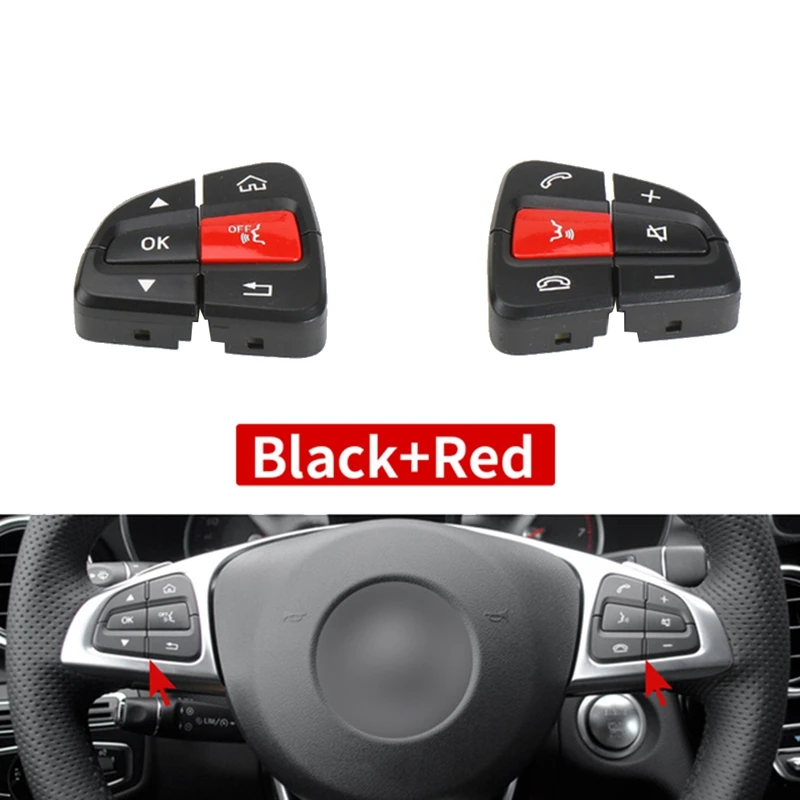 Left+Right Car Multifunction Steering Wheel Switch Button For Mercedes-Benz C-Class W205 GLC W253
Left+Right Car Multifunction Steering Wheel Switch Button For Mercedes-Benz C-Class W205 GLC W253