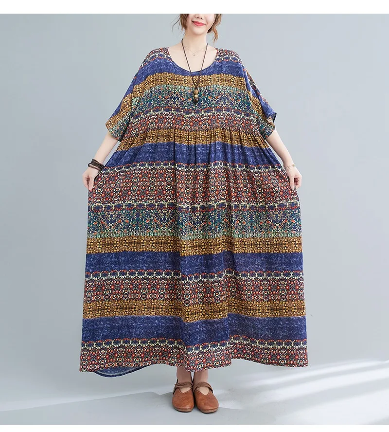 L-3XL Plus Size Print Flower Casual Beach Outfits for Women Summer 2022 Short Sleeve Women's Boho Long Dresses Free Shipping
L-3XL Plus Size Print Flower Casual Beach Outfits for Women Summer 2022 Short Sleeve Women's Boho Long Dresses Free Shipping