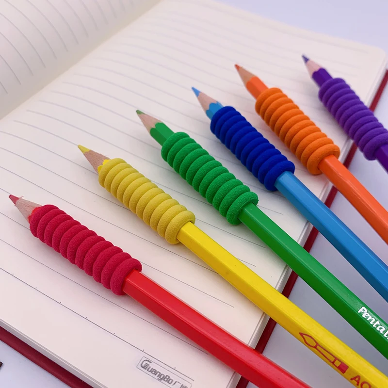 6pcs/10Pcs Non Slip Foam Pen Cap Non-toxic Ridged Pencil Lightweight Grips Eco-friendly Hand Protection Handwriting Wholesale
6pcs/10Pcs Non Slip Foam Pen Cap Non-toxic Ridged Pencil Lightweight Grips Eco-friendly Hand Protection Handwriting Wholesale