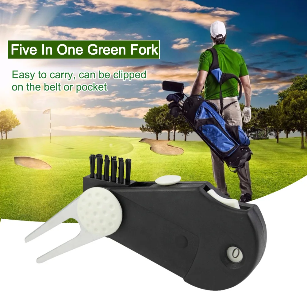 5 in 1 Golf Ball Tool Training Aid Portable Golf Divot Repair Tool Stainless Steel Folding with Brush Golf Sport Golf Pitch Fork
5 in 1 Golf Ball Tool Training Aid Portable Golf Divot Repair Tool Stainless Steel Folding with Brush Golf Sport Golf Pitch Fork