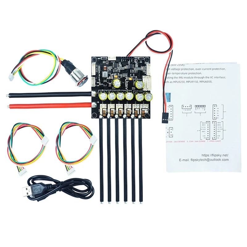 Flipsky V6.7Pro 200A Dual Drive High Current PCB Based On VESC For Electric Skateboard / Scooter Speed Controller
Flipsky V6.7Pro 200A Dual Drive High Current PCB Based On VESC For Electric Skateboard / Scooter Speed Controller